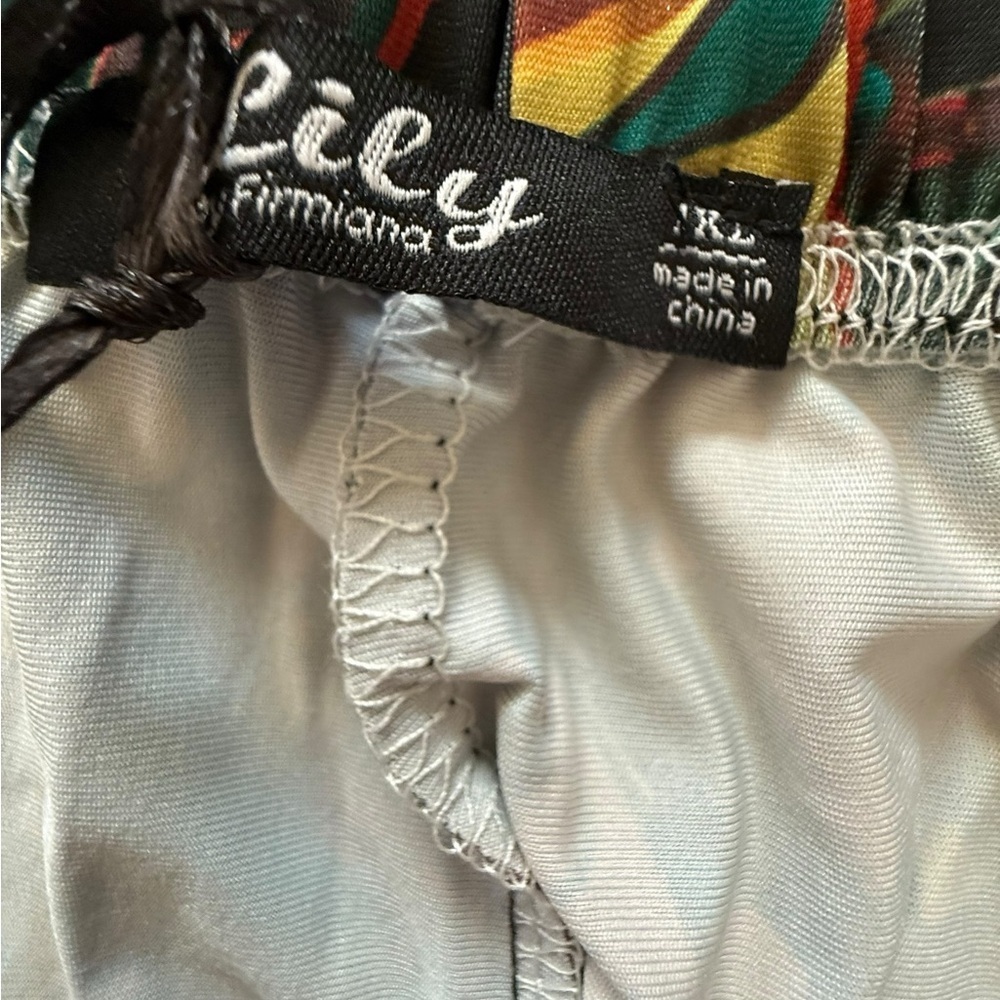 Lily by Firmiana Paisley Leggings 1X - Picture 5 of 6